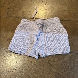 Toddler Knit Lilac Shorts